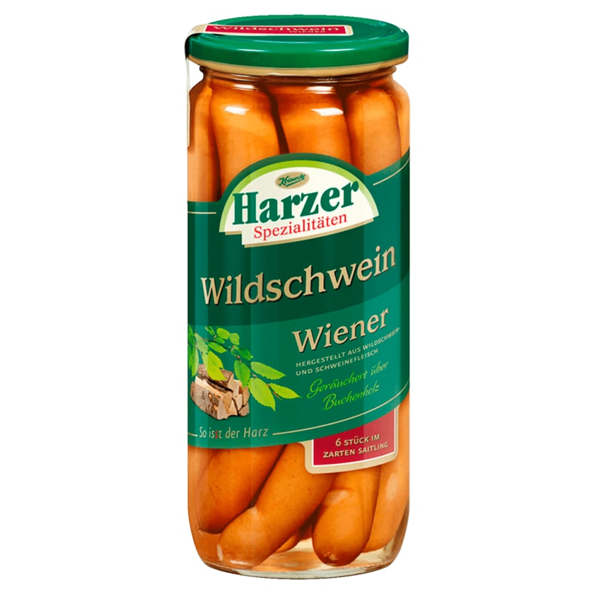 Keunecke Harzer Spezialitäten Wildschwein Wiener 250g